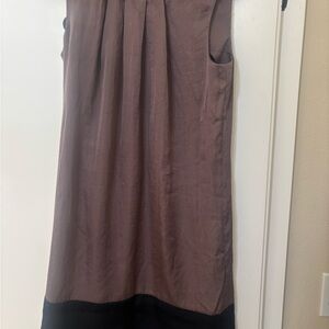 LOFT Purple and White Sleeveless Dress